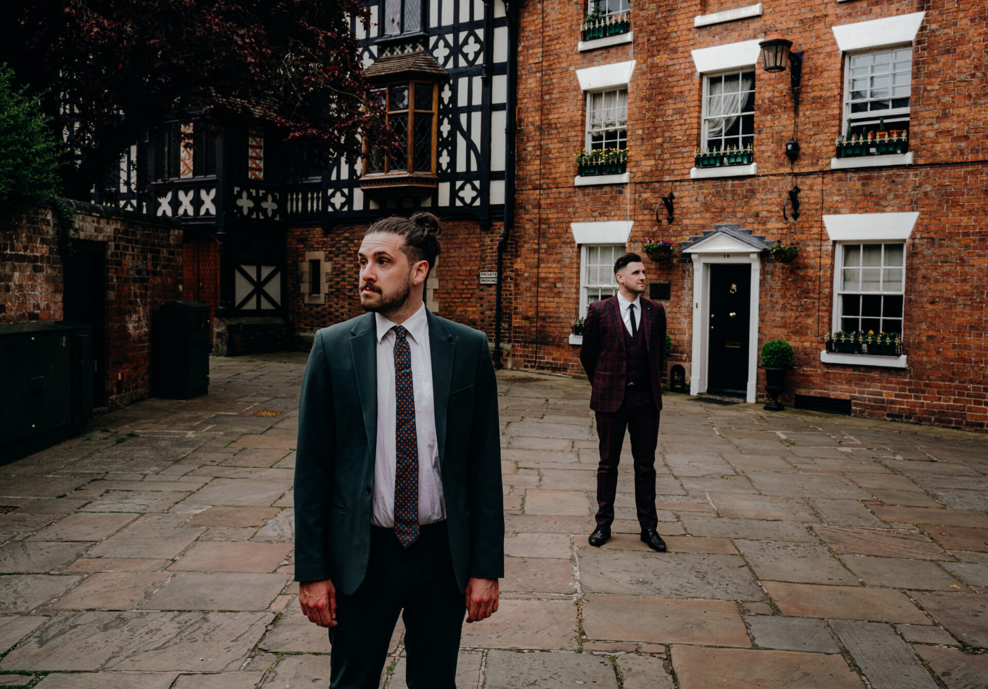 Portrait of Magician Duo, Kane and Abel