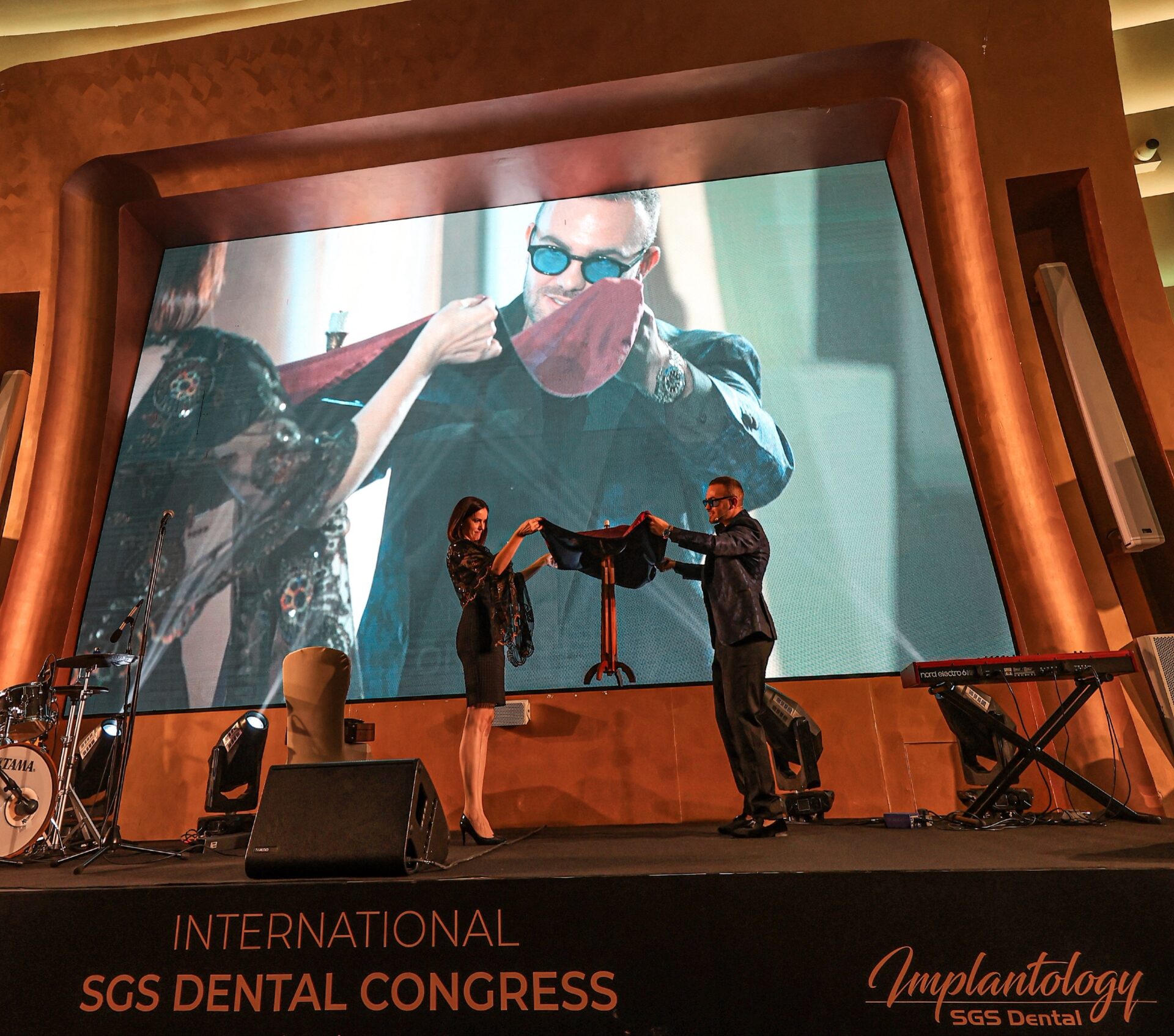 Professional magicians performing a variety of magical acts at Ministry of Magic events
