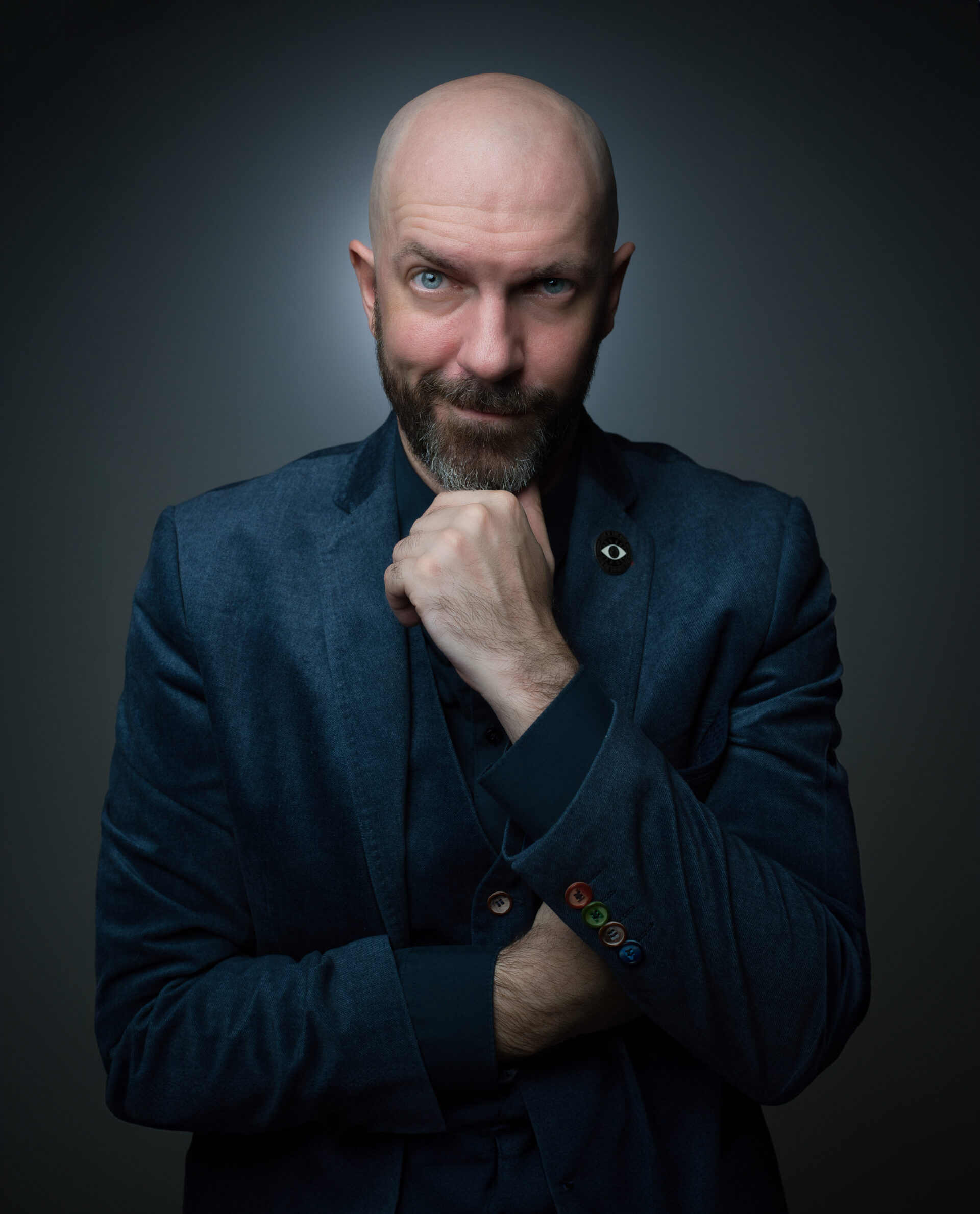 Close-Up Portrait of Magician, Julien Losa