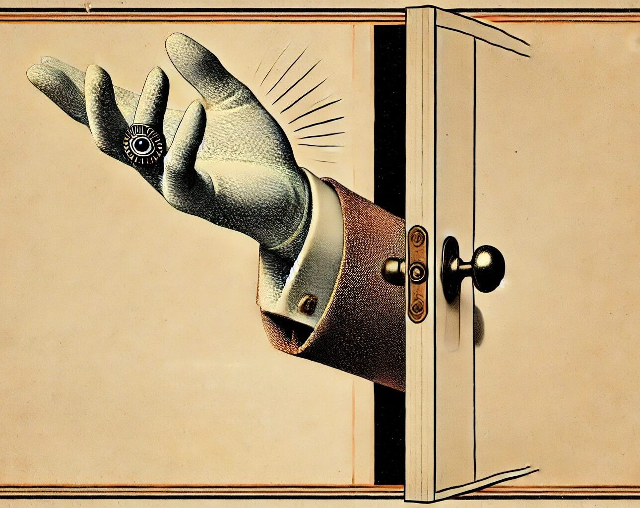 AI Illustration of a hand beckoning you to join them