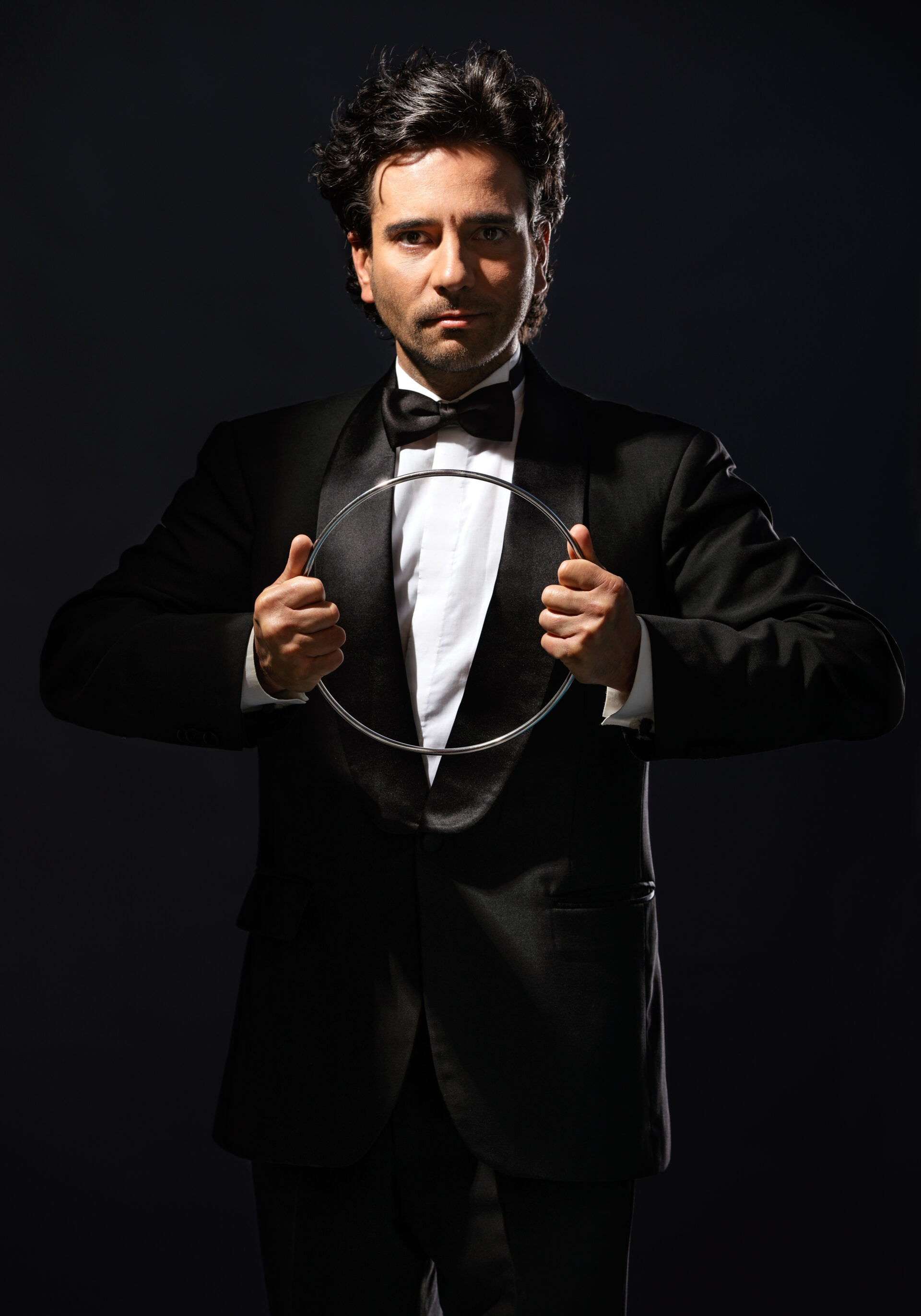 David Sousa holding a ring